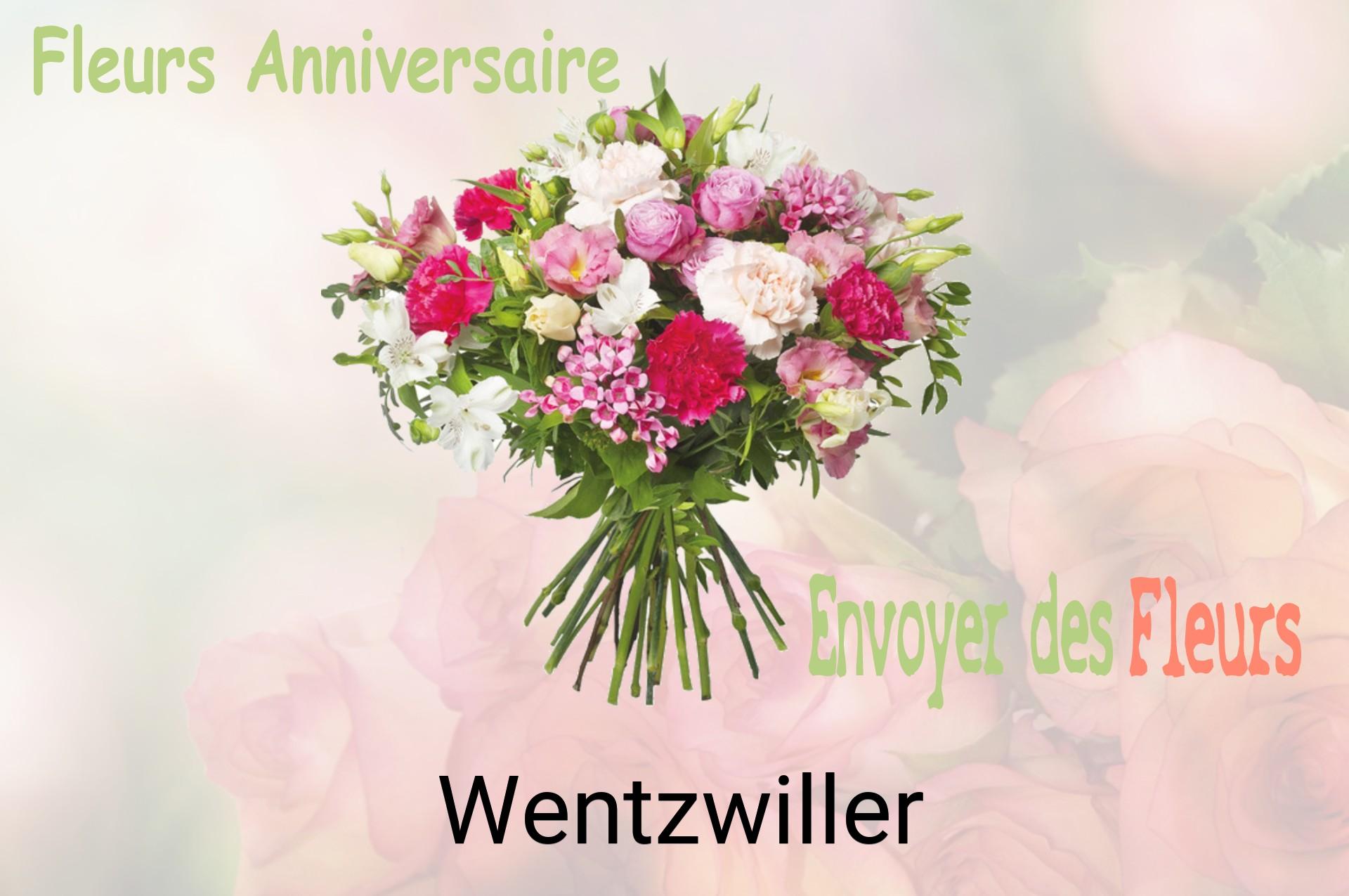 Bouquet de fleurs d’anniversaire livré à Wentzwiller