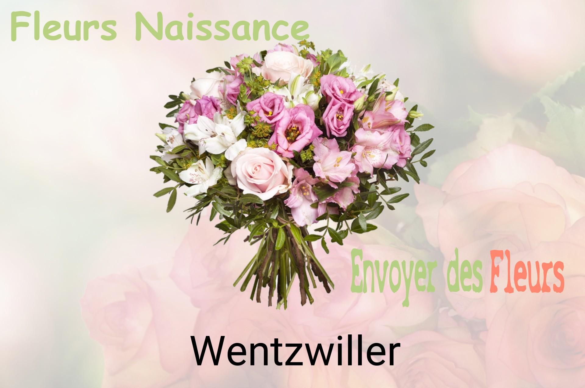 Bouquet de fleurs de naissance livré à Wentzwiller